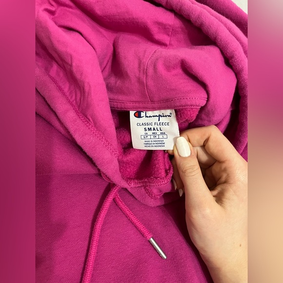 hot pink champion hoodie - Picture 3 of 5